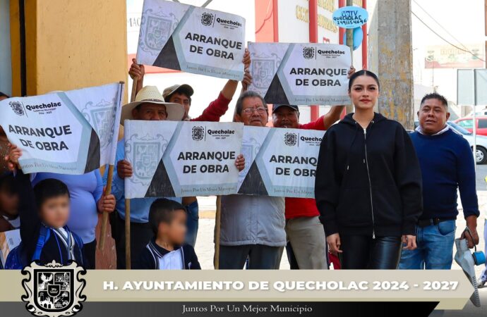 Dan Banderazo de obra por la rehabilitación de Alumbrado Público en San Simón de Bravo