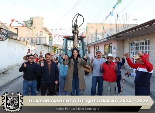 Dan banderazo de Arranque de obra en Francisco I Madero.