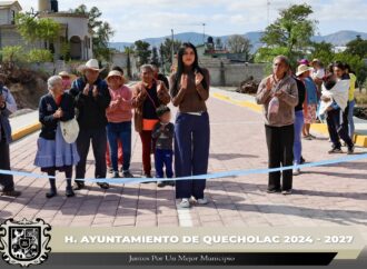 Entregan una obra más para Guadalupe Enríquez