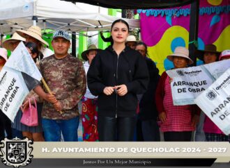 Dan Banderazo de Arranque de Obra por Rehabilitación de Alumbrado Público en San José Tuzuapan.