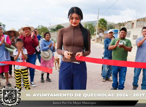 Realizan Entrega de la Calle Quebrada en Villanueva
