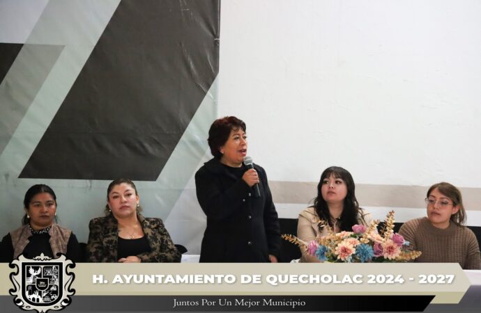 Llevan a cabo la Reunión de Asesorías Municipales de comités de padres de familia en Quecholac.