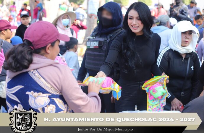 llegan a Quecholac los 3 Reyes Magos