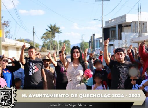 Entregan Obra de Pavimento Asfaltico en Palmarito Tochapan