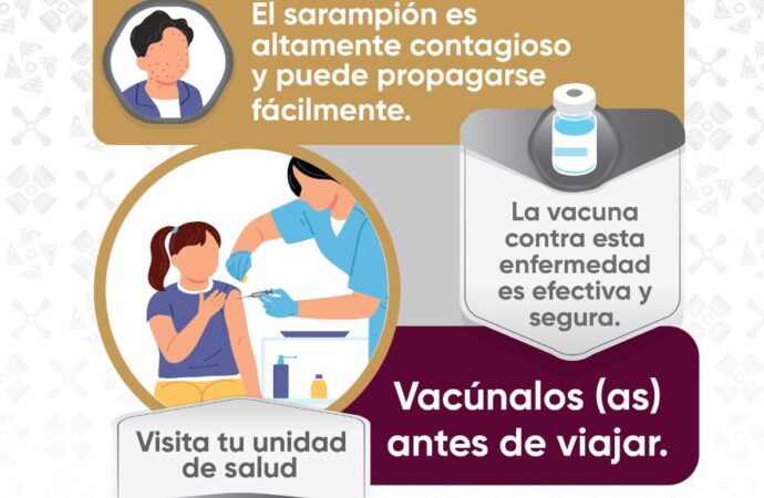 Realizan recomendaciones para evitar contagios de Sarampión en Quecholac
