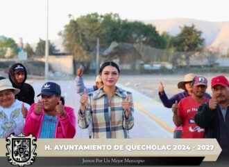 Entregan obra en San Bartolomé Coscomaya