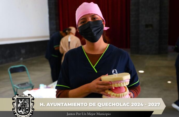 Organizan Jornada de Salud Bucal exitosa en Quecholac