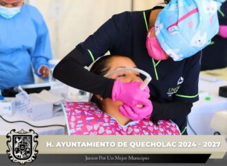 llevan a cabo Jornada de Salud Bucal en Palmarito Tochapan.