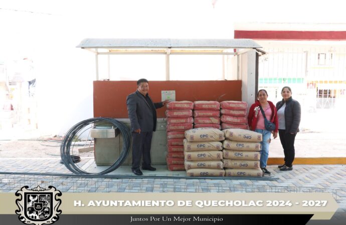 Realizan entrega de Materia para la Escuela América Latina