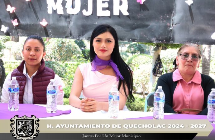 Conmemoran el día internacional de la mujer con un magno evento en Quecholac