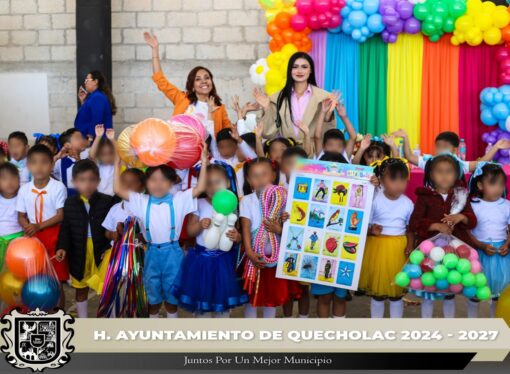 Realizan encuentro de Rondas infantiles en Palmarito Tochapan