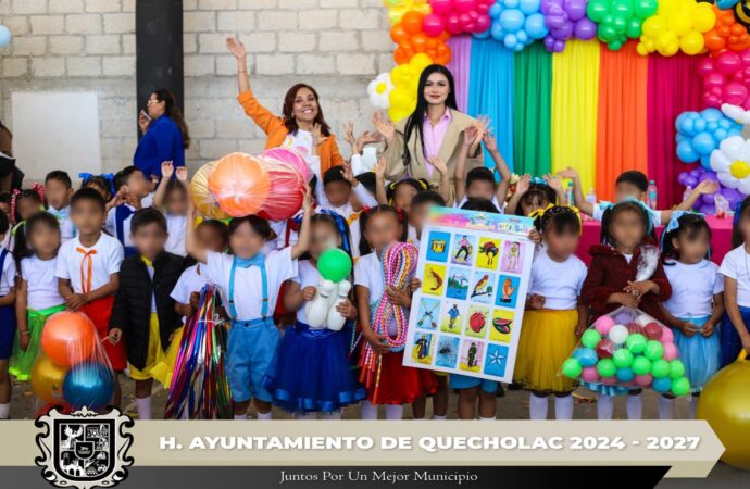 Realizan encuentro de Rondas infantiles en Palmarito Tochapan