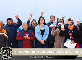 Entregan Medicamentos mes con mes en Quecholac