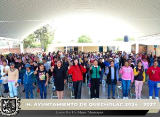 Entregan una barrera vial escolar en Guadalupe Enríquez.