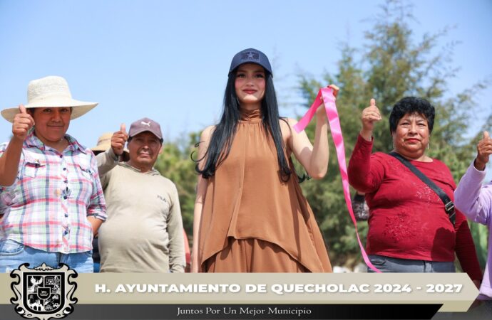 Entregan obra de Balastro en Santa Catarina Villanueva.