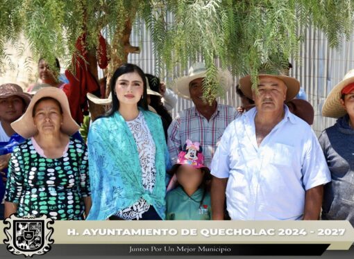 Alcaldesa de Quecholac se Reúne con vecinos de la cabecera municipal.