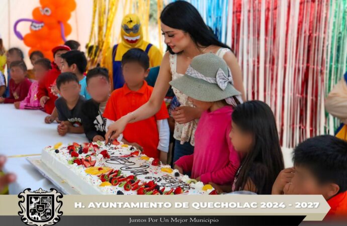 Organizan el festejo del Día del Niño en las instalaciones de la Unidad Básica de Rehabilitación (UBR).