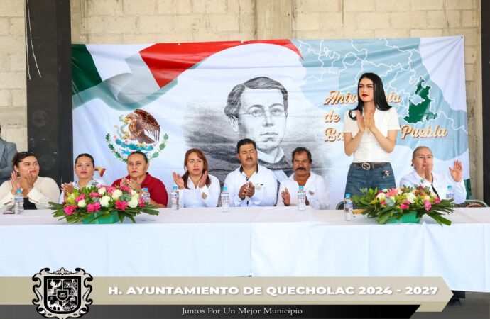 conmemoran de la gesta heroica del 5 de mayo de 1862 en Palmarito Tochapan