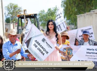 Dan un banderazo de arranque de obra en Guadalupe Enríquez.