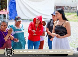 Sostienen Reunión con personas del Mercado en Quecholac