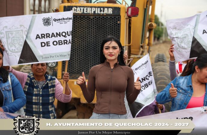Se llevó a cabo el Banderazo de Arranque de Obra en la junta auxiliar de San Simón de Bravo.