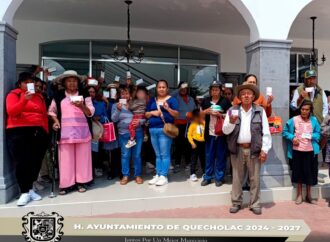 Se realizó entrega de medicamentos, para personas del Municipio de Quecholac.