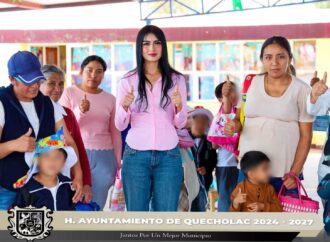 Visitó la presidenta María Guadalupe Martínez Gerardo el Jardín de Niños de Progreso de Madero.