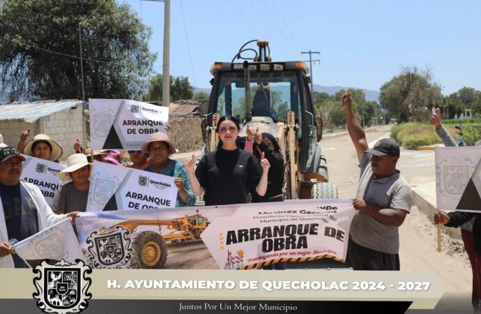 Dieron banderazo de inicio de obra en Guadalupe Enríquez.