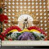 Se colocó arreglo floral en honor a Jesús Sacramentado en Palmarito Tochapan.
