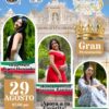Hacen Presentación de las señoritas que nos representarán en las Fiestas Patrias de Quecholac 2026.