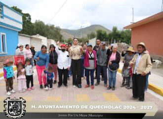Realizan la entrega formal de una obra en Guadalupe Enríquez.