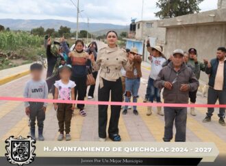 Se realizó otra entrega de obra en la comunidad de Guadalupe Enríquez.