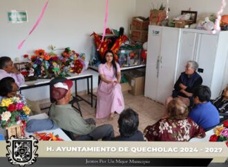Realizaron encuentro por el Día del Abuelo en la Estancia de Quecholac.